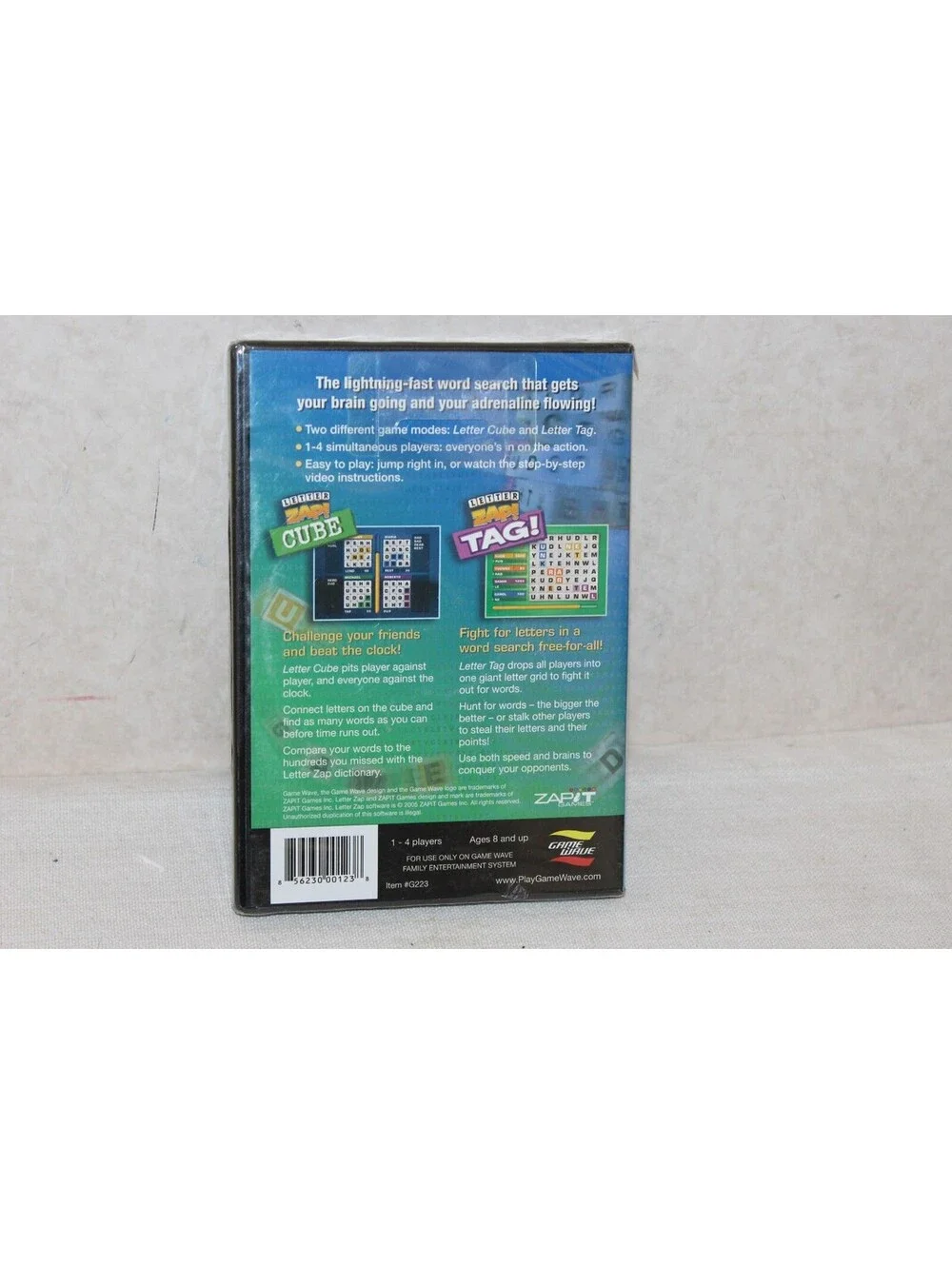 NEW Letter Zap! Game Wave Family Entertainment System DVD Game Factory Sealed